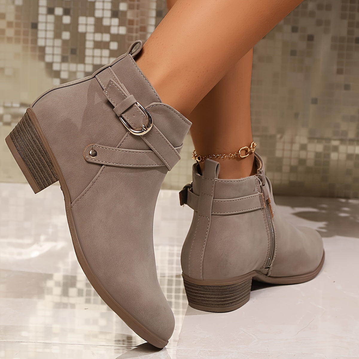 👢BOTAS LUCY DE CIERRE LATERAL 🌟