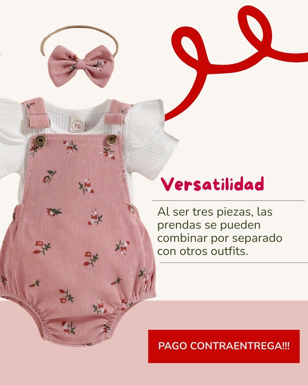 🎀🌹DULCE TEXTURA- Conjunto Pana Floral Dulce Textura (3 pzas) 🌹🎀