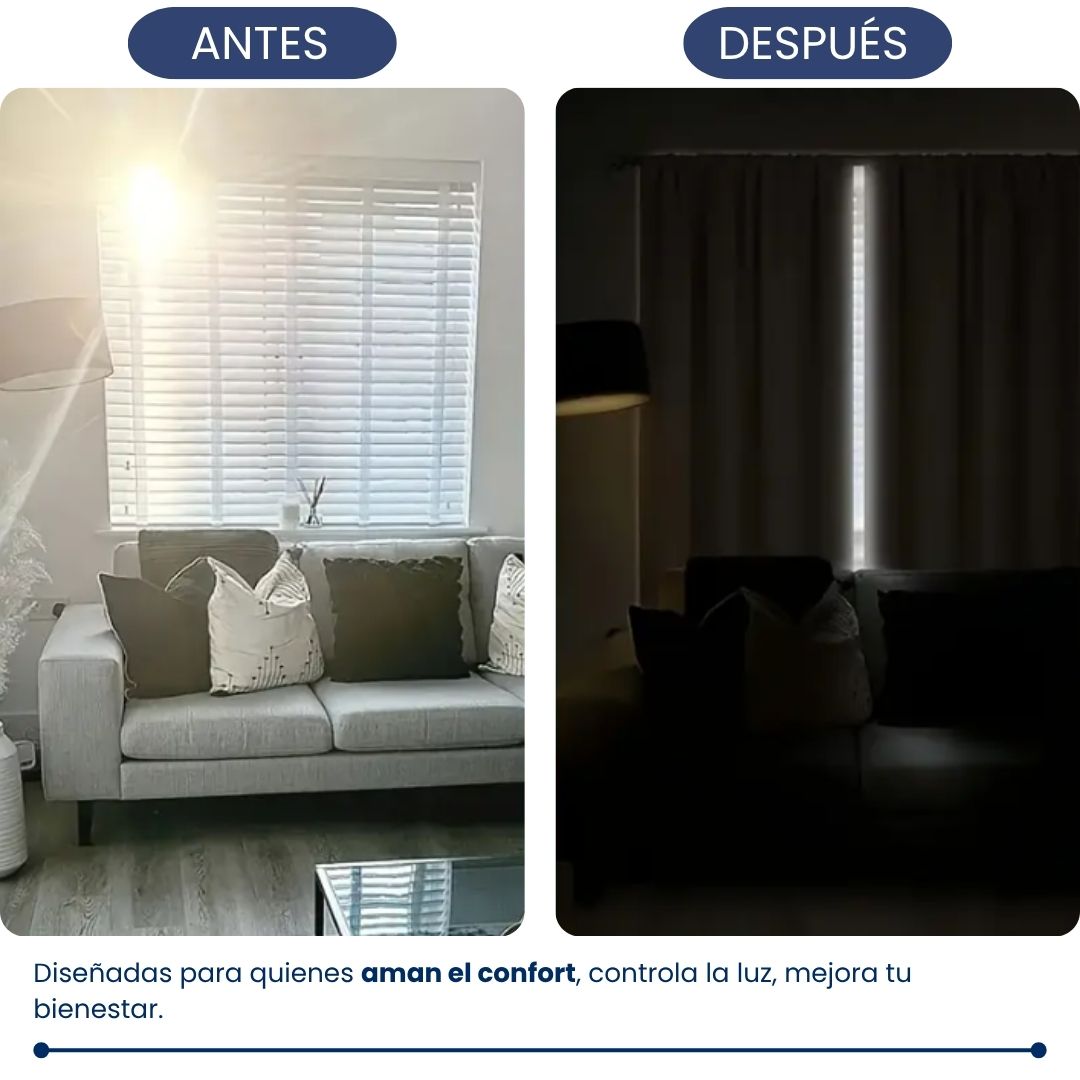 ✨ Cortina Noctura Blackout 🌙 | Oscuridad total, confort absoluto 🖤
