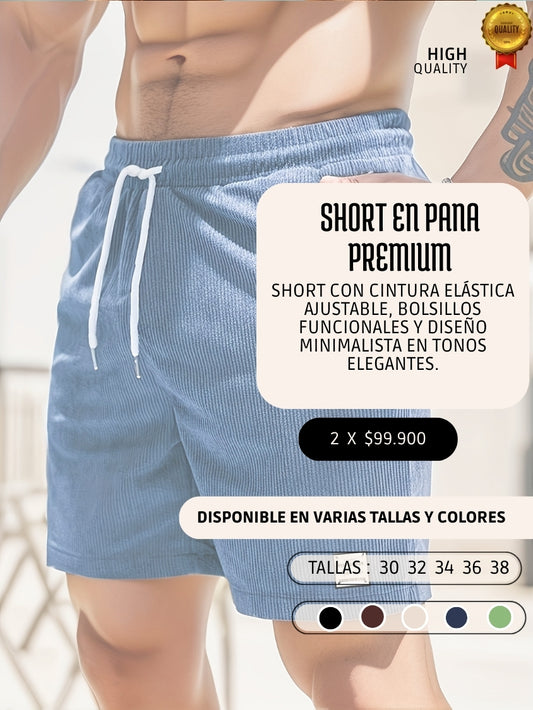 SHORT PARA HOMBRE TERRA, TEJIDO DE PANA TRANSPIRABLE,  LLEVA 2 POR $99.900
