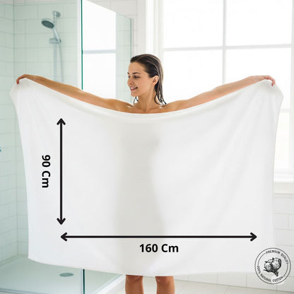 🧼Toalla de Baño Premium 100% Algodón Egipcio – Tamaño XL 160×90 cm 🤑LLEVA 2 X $99.900