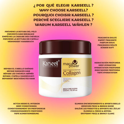 💫🔥DESCUENTO DEL COLAGENO ALISADOR DE CABELLO Y SIN FRIZZ, KARSELL😍💇‍♀️