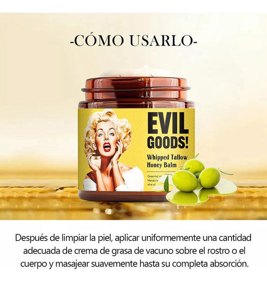 🤯LLEVALA ANTES DE QUE SE AGOTE⚡🔥 OFERTA DE CREMA FACIAL DE SEBO ELVI GOODS DE RES 👌PARA TENER UNA PIEL DESLUMBRANTE🤩