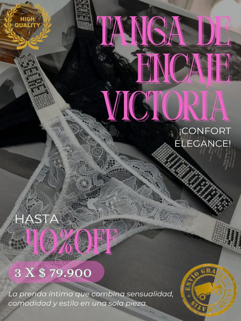 Tanga de encaje Victoria 😍😏😍