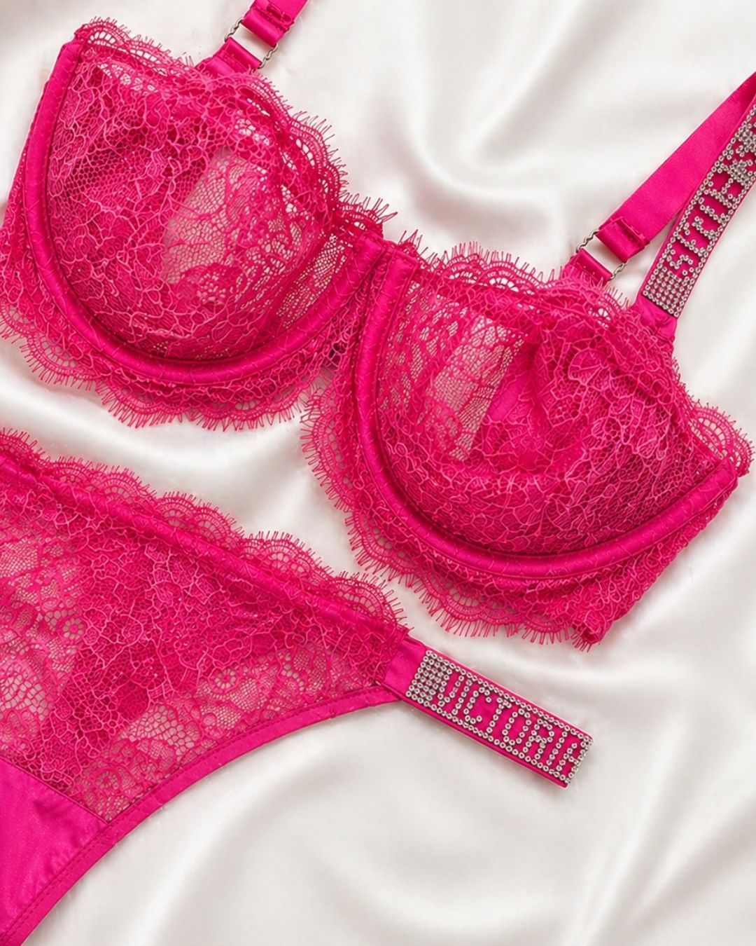💖🔥 Set de Lencería Encanto Secreto 🤫en Encaje (2 Pzs)🔥💖
